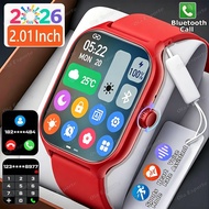 2026 New Men's Smart Watch Women's Gift Sports Fitness Watch Electronics Bluetooth Call Smartwatch H