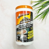 [Armor All] Heavy Duty Cleaning Wipes 75 Car Cloth Removes Oil Stains Table