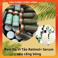 (Tặng serum B5 căng bóng) peel da vi tảo retinol xóa nám tàn nhang mụn thâm đen sạm