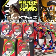 Universal motorcycle BRAKE HOSE PIPE MORIN Sesuai semua motor nmax LC135 Y15ZR 125ZR NVX etc Front 3