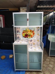 Rak Piring Alumunium Keramik 3 Pintu Terlaris Termurah Cirebon Kuningan Majalengka Indramayu Subang