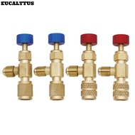 EUCALYTUSS Safety Valve Adapter, Non-freezing hand Copper Air Conditioning Valve, High quality R410a
