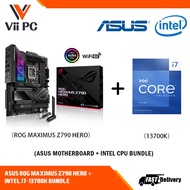 ASUS ROG MAXIMUS Z790 HERO Motherboard + Intel i7-13700K 13700K Processor BUNDLE