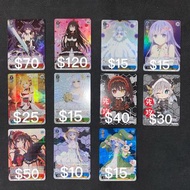 全新 約會大作戰 vol3 WS 黑白雙翼 時崎狂三 夜刀神十香 誘宵美九 星宮六喰 崇宮澪 RR SR CX 先攻卡