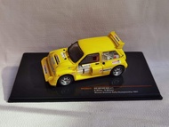 IXO 1: 43 MG METRO 6R4  #1  1991 Master Racing Model Alloy Collection Out of Print Car Model