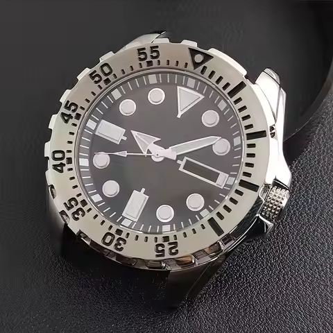 nh35 case 44mm case watch men's steel case FIT NH36 movement case watch accessories stainless steel 