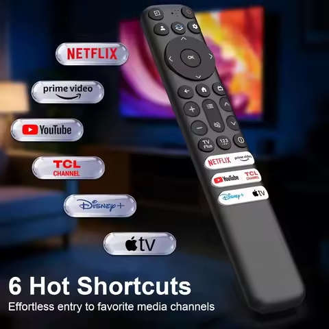 Replacement Only for TCL Google TV Remote Control, RC813 Remote for TCL QM8 / QM7 TV