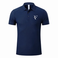 Ready Stock Federer Nadal Djokovic Tennis Collection The Big Three Summer Polo Shirt Men's Soft Cott