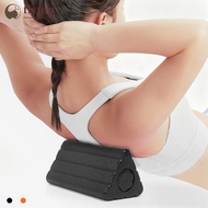 FLYTOP 2-in-1 Triangle Yoga Block High-Density Back Support Equipment Muscle Relaxation Roller Dance