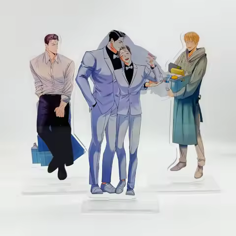 Anieme The Dangerous Convenience Store Keychain Acrylic Standee - Goyeonjun & Dohyeontan BL Webtoon 
