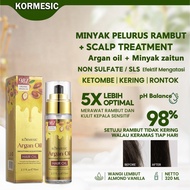 Minyak Rambut Minyak Pelurus Rambut Argan Oil Perawatan Rambut Hair oil Rambut Rontok Dan Kering Ram