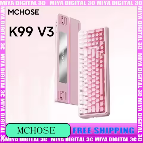 MCHOSE K99 V3 Mechanical Keyboard Wireless Bluetooth Tri-modal ARGB Dual 8k E-sports Gaming Keyboard