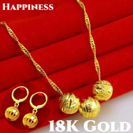 [Local Stock] Gold Necklace Pawnable Pure 18k Saudi Original Necklace for Women Pawnable Jewelry Store Gifts Gold Necklace Gift for Mother Accesories Necklace Fashion for Women Aesthetic Friendship Necklace Bsend Free Earrings