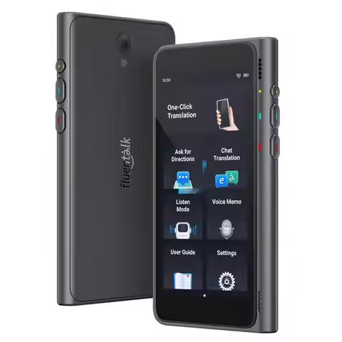 Timekettle Fluentalk NEW T1 AI Language Translator Support 40 Languages and Photo AI Translation Ins
