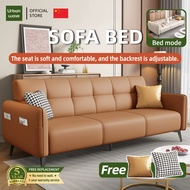 Urban Wave Foldable Sofa Bed | 2/3 Seater Adjustable Sofa with Soft Touch Fabric | Converts to Bed (