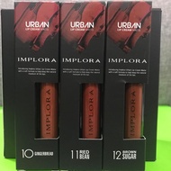 PAKET HEMAT 3 IN 1 NEW Implora Lip Cream Matte No 10-11-12 (10 Gingerbeard 11 Red Bean 12 Brown Suga