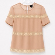 Topshop Beige Blouse