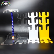 Anesthesia Breathing Circuit Support, Acrylic Bracket for Corrugated Tube Holder, Veterinary Equipme