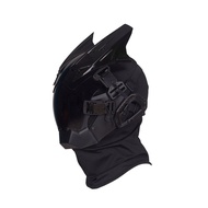 ⭐️【High Quality+In Stock】⭐️Cyberpunk Ma-sk Helmet Cosplay PROJECT Black Horns M-asks CyberDemon Reta