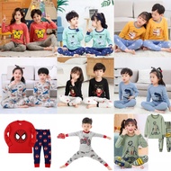 BOYS' CUFFED SLEEVE SET CHILDREN'S CUFFED PAJAMA/ 1-12 YEARS MALVIN COMBINATION