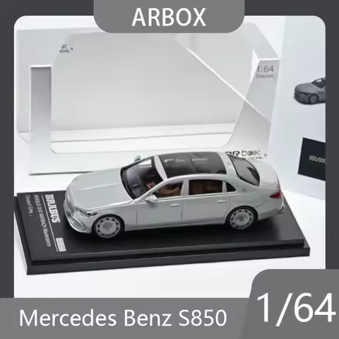 AR box 1:64 Babos Bosu S850 Maybach Masterpiece Alloy Die Casting Car Model Collection Gift