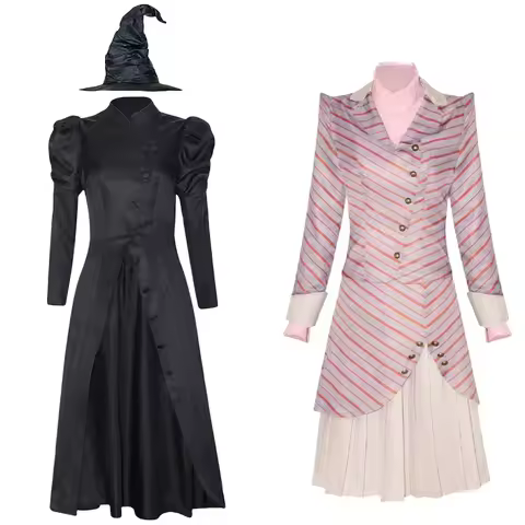 Wicked Witch Elphaba Witch Dress & Glinda Glinda Suit Dress Wizard of Oz Costume