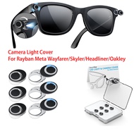 Fonken LED Light Cover For Rayban Meta Wayfarer/Skyler/Headliner/Oakley Glasses Camera Privacy Block
