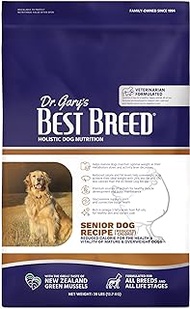 Dr. Gary's Best Breed Senior Dog Diet (Reduced Calorie) Made in USA [Natural Dry Dog Food] - 28lbs.