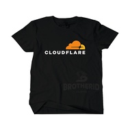 Cloudflare Logo T-Shirt Web Developer Distro Combed 30s Shirt