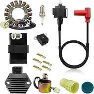 Voltage Regulator Rectifier Ignition Coil CDI Box Starter Relay Solenoid Stator for Honda Foreman 40