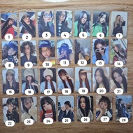 Photocard official newjens minji,hanni,haerin,Daniel,hyein