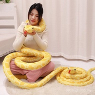 Zodiac Snake Doll Big Python Golden Doll Large Plush Toy Doll Muppet Tricky Simulation Spoof Python 