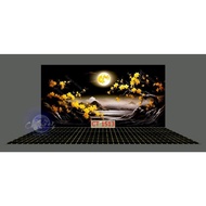 3d painting. stickers for aquariums, arowana fish tanks (back painting)