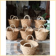 ◇ ◐ ♠ Sawali Bags pail and oval