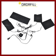 ORORFILL Heating Pad, 5V 2A 3 Gear Levels USB Electric Heated Jacket, Durable Washable 4 in1 Foldabl