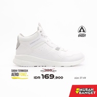 Women's running shoes - Aerostreet 37-44 Dunk White Light Grey White - Sport Sneakers