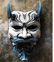 NEW Anime Inu x Boku SS Shirakiin Ririchiyo Atavistic Mikofuku Cosplay Mask Samurai Mask Japan Prajn