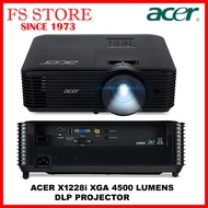 ACER X1228i XGA 4500 LUMENS DLP PROJECTOR (VGA X1 RCA X1 HDMI X1 AUDIO X1 USB X1) BUILT IN SPEAKER 3
