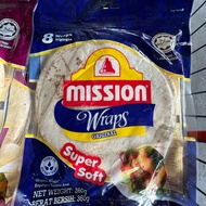 Mission Wraps 8s Original/ Garlic/ Onion & Chives 360g Breakfast Wrap Super SoftSource of protein