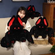 25-55cm Lovely Bat Plush Toy Lovely Flying Bat Rabbit Plushie  Long Tail Pink & Black Bat Rabbit Stu
