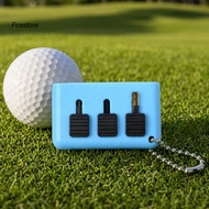 [Fx] Golf Club Tool Golf Brush 3-in-1 Golf Club Cleaner Brush Retractable Pocket Size Golf Groove Cl