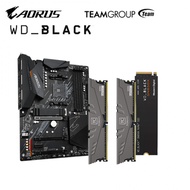 【重磅價】技嘉 B550 AORUS ELITE V2+十銓 T-CREATE EXPERT DDR4-3200 16G*2+WD_BLACK SN850X 1TB
