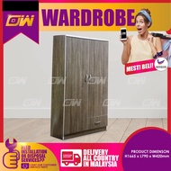 2.5 Feet Swing Door Wardrobe / Wardrobe with Large hanging space / Almari baju / Pintu Kaca / Almari