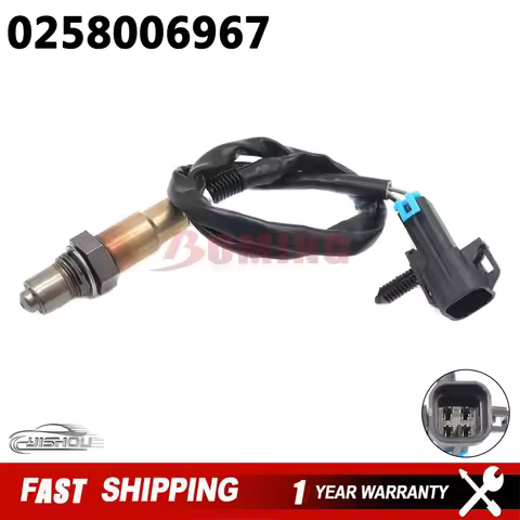 Car Air Fuel Ratio Lambda Oxygen O2 Sensor 0258006967 for FAW Besturn X80 Haima 3 1.8L BYD F3R 1.5L 