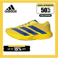 Adidas Adizero Evo SL2 Low Cut Running Shoes Unisex Yellow Blue KK3673