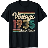 Men's cotton T-shirt 90 Year Old Gifts Vintage 1935 Limited Edition 90th Birthday T-Shirt