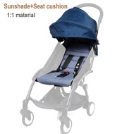 Stroller AccessoriesHood &CushionSet For Babyzen Yoyo 6+145 SunshadeCoverSeatMattressPackHigh-End Ca