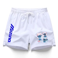 Summer New Outdoor Leisure Training Sports Trendy Brand Shorts Elastic Leisure Sports Split Zipper S