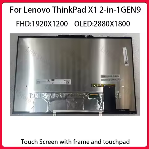For Lenovo ThinkPad X1 2-in-1 Gen9 9th Touch Screen EDP 30PIN yoga X1 2-in-1 GEN9 9th LCD Assembly 1