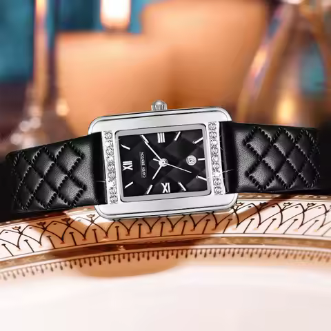 Taishi Danton Watch Women's Retro Affordable Luxury Simple Square Quartz Watch Classical Temperament